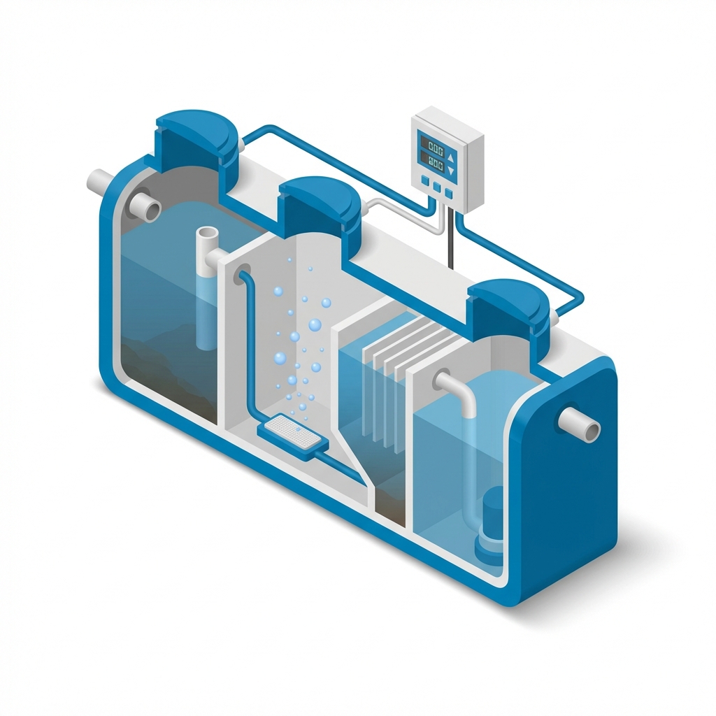 Aerobic septic system installation and maintenance